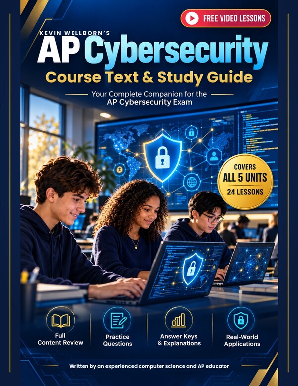 Cover of AP Cybersecurity Course Text and Study Guide